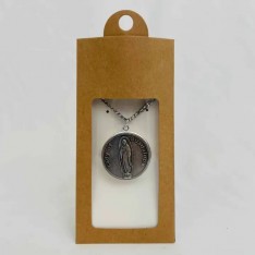 OLOG SS Locket w/chain (1.25")